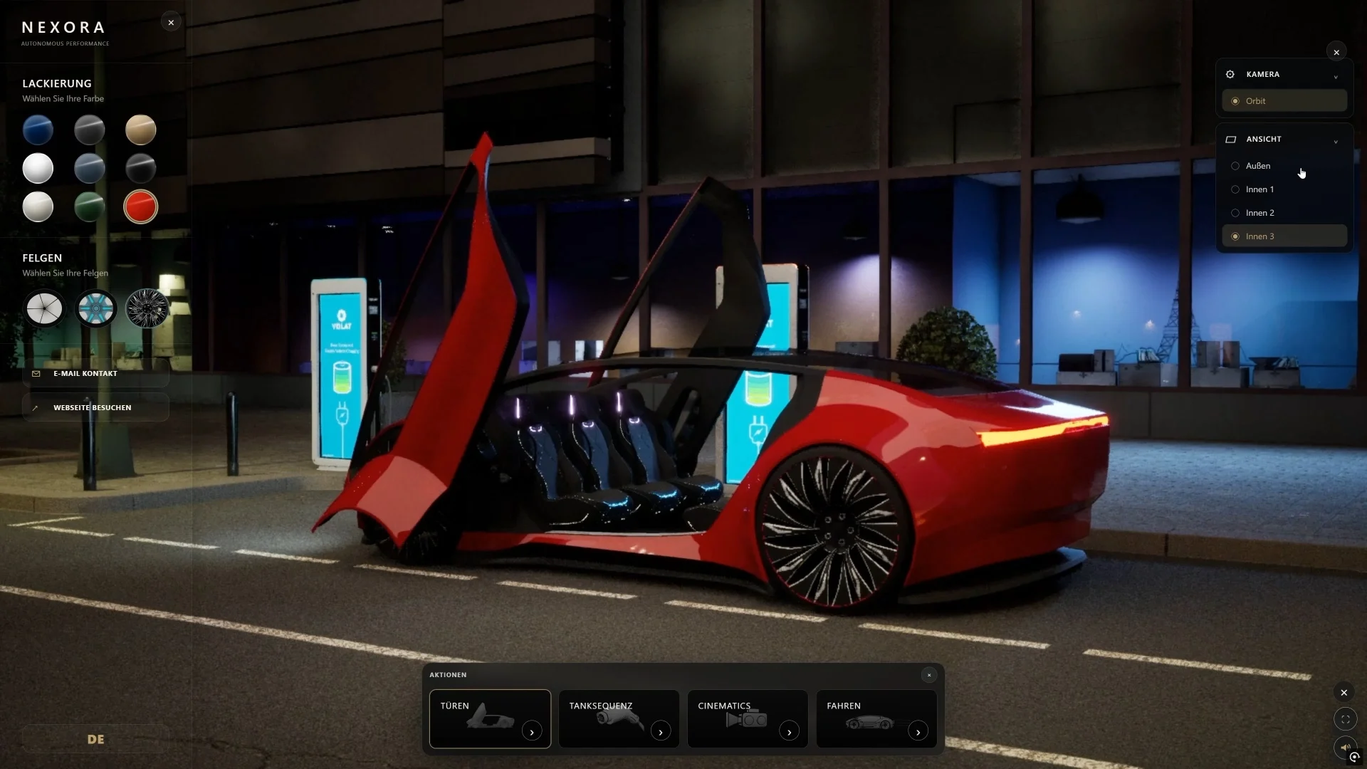 Vorschaubild der Automotive Interactive Experience mit Play Button